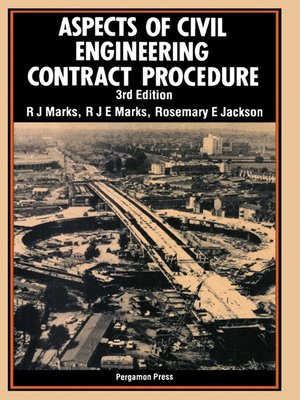 cover image of Aspects of Civil Engineering Contract Procedure